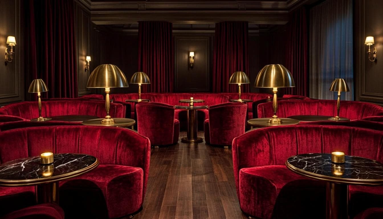 Noir & Or restaurant interior